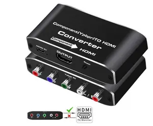 Best New coming Component to HDM IYPbPr to HD Converter 5RCA RGB to Converter Adapter Supports 1080P Video Audio Converter