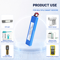 Paket Baterai Isi Ulang LiFePO4 6.4V 6000mAh 2S 38.4Wh Kapasitas Tinggi untuk Lampu Keamanan Tenaga Surya & Cadangan Darurat