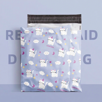 Conception de logo imprimé personnalisé enveloppe en poly blanche indéchirable sacs de courrier express sac d'expédition d'emballage de commerce électronique