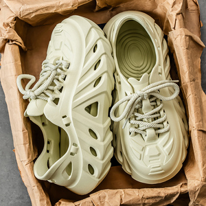 2026 Sabots de jardin et sandales de plage d'été unisexe, respirants, ajourés, légers, confortables, à lacets, chaussures de marche et pantoufles aquatiques - Product Image 6