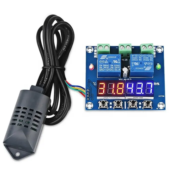 XH-M452 DC 12V LED Digitale Thermostaat Temperatuur <span class=keywords><strong>Vochtigheid</strong></span> Thermometer Hygrometer <span class=keywords><strong>Controller</strong></span>