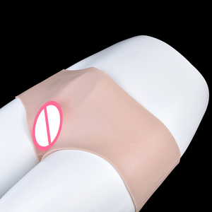FAAK vajina kedi külot Boxer kısa yerleştirilebilir silikon gapantolon gizleme Gaff iç çamaşırı pantolon Transgender - Product Image 3