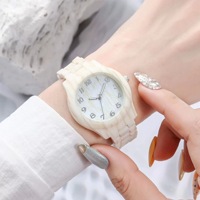 Montre-bracelet unisexe en silicone à motif bambou, style bois de santal, numérique, créative, anti-acier, bracelet tendance, quartz 40mm, best-seller AliExpress
