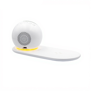 <span class=keywords><strong>Altavoz</strong></span> Inteligente Todo en Uno con Bluetooth 5.4, Estación de Carga Inalámbrica Rápida, Reloj Despertador Digital con LED RGB, Luz Nocturna Cálida, Ruido Blanco, para Computadora - Product Image 2