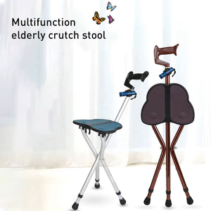 KSMED KSM-CS Canne de marche pliable réglable à trois pieds en alliage d'aluminium légère et portable pour personnes âgées - Product Image 4