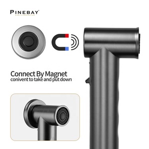 PINEBAY, новый стиль, Настенный Круглый ручной распылитель для биде, аксессуары для ванной комнаты, аксессуары для душа, женский набор для стирки Toliet Shattaf - Product Image 4