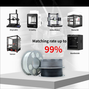 Filament d'imprimante 3D PETG-CF5 CF10 Series, finition noire mate, haute résistance à la traction, haute flexibilité, sans obstruction, sans traces, impression lisse, sans déformation - Product Image 4