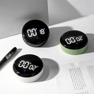 Minuteur rotatif LED magnétique, compte à rebours, apprentissage <span class=keywords><strong>de</strong></span> la gestion du temps, <span class=keywords><strong>chronomètre</strong></span> numérique multifonctionnel vertical rechargeable - Product Image 1