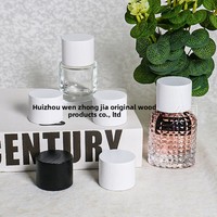 Tapón de Rosca con Fragancia a Madera Natural, Capacidad de 50 ml, para Perfumes y Cosméticos, Hecho de Madera de Fresno y Bambú Seiko
