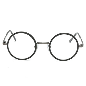 Round Full Rim Metal <b>Eyeglasses</b> <b>Frame</b> 888 Unisex Lightweight Anti Uv Fashion Glasses - Product Image 5