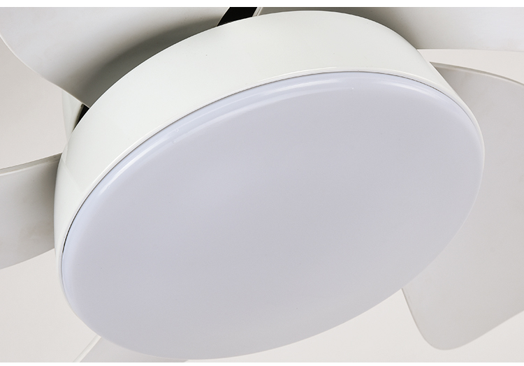 Breezelux hot selling 42" power AC DC abs leaves decorative ceiling fan efficiency fancy ceiling fan