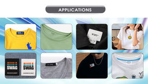 Plastisol แท็ก<span class=keywords><strong>เสื้อ</strong></span>สติกเกอร์อเนกประสงค์พิ<span class=keywords><strong>ม</strong></span>พ์ลายตัวอักษร,พิ<span class=keywords><strong>ม</strong></span>พ์ฉลากทอเครื่องรีดความร้อนสำหรับโลโก้ - Product Image 6