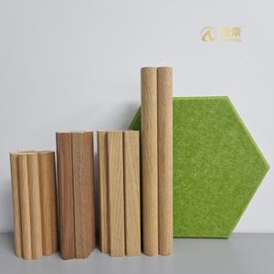 Double perle Tambour Panneaux de bois flexibles pour murs Surfaces incurvées <span class=keywords><strong>Goujon</strong></span> de bois fendu Tiges de bois demi-rondes non finies - Product Image 4