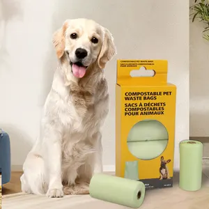 Bán Hot phân hủy sinh học pooper scooper Thùng rác túi khác nhau compostable Kích thước Doggie poop túi cho đi bộ con chó