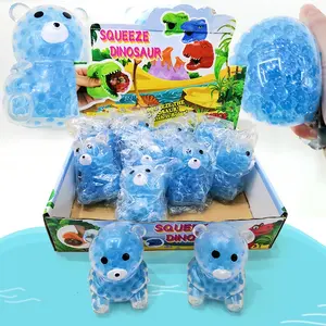 Мягкие игрушечные шарики Beadeez с медведем для снятия стресса, красочные гелевые шарики с водяными бусинами внутри, стимулируют тревожность и снятие стресса