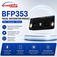 Módulo de Reconocimiento Facial Fuera de Línea BFP353 con Binoculares, Cámara Biométrica de Doble Lente, Sistema Operativo Linux para Control de Acceso con Cerradura Inteligente