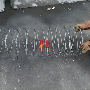 Tùy chỉnh con rắn dao cạo dây thép gai hàng rào cho tường lĩnh vực hàng rào Net Panels concertina dây thép gai lưới - Product Image 1