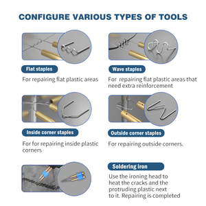 <span class=keywords><strong>Agrafeuse</strong></span> à chaud 75w, Kit de réparation de <span class=keywords><strong>pare</strong></span>-chocs de voiture/Kit de Machine pour colle de réparation de <span class=keywords><strong>plastique</strong></span> de voiture <span class=keywords><strong>pare</strong></span>-chocs de voiture - Product Image 5