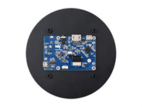 Pantalla táctil redonda Waveshare LCD de 5 pulgadas y 1080x1080 para Raspberry Pi IPS Panel de vidrio templado de Unión óptica táctil de 10 puntos