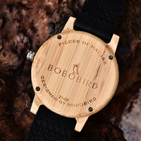 Nouvelle Arrivée Montre en Bambou pour Hommes d'Affaires, Mouvement Quartz Japonais, Luxe, Personnalisable, Design Antique et Cartoon pour Couples