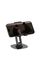 Support de téléphone portable de bureau en métal pour support de tablette de bureau réglable Support universel de téléphone portable de table