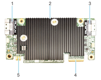 Controlador RAID de Altura Completa PERC H755 H750 H350 H355 PCI-E SAS SATA Nuevo para Dell