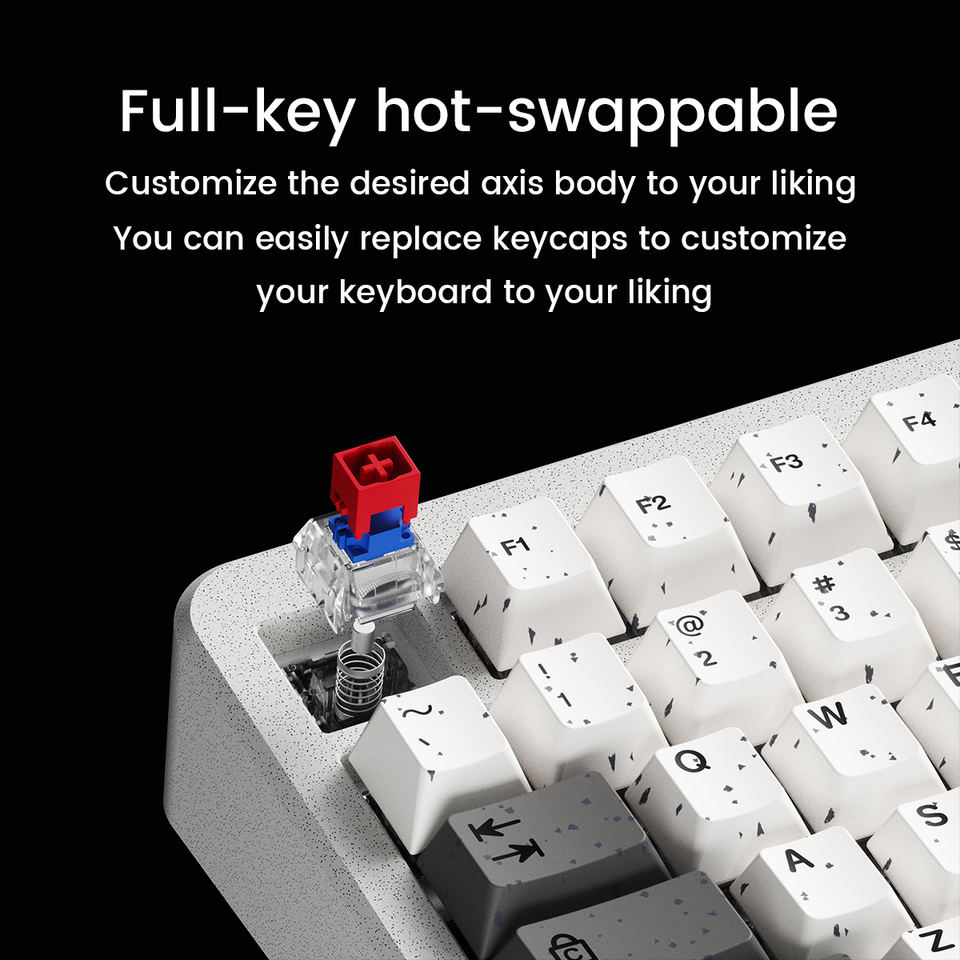 FL-ESPORTS Geo75 Gaming Keyboard, Customized Wired Magnetic Keyboard ...