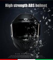 Casque de moto intégral de haute qualité certifié DOT ECE, anti-buée, bien ventilé, équipement de course pour la conduite sur autoroute