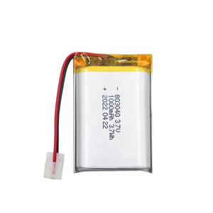 Batterie LiPo rechargeable OEM 803040 3.7V 1000mAh avec BMS pour scanner de codes-barres portable et masseur - Product Image 1