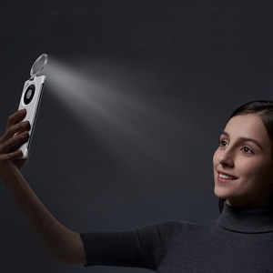 Custodia per Selfie Ring Light per <span class=keywords><strong>iPhone</strong></span> <span class=keywords><strong>12</strong></span> / <span class=keywords><strong>iPhone</strong></span> <span class=keywords><strong>12</strong></span> custodia Pro - Light Up compatibile con streaming Live/trucco/Video YouTube - Product Image 6