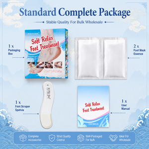 Patchs Apaisants pour les Pieds aux Extraits Végétaux, Répare les Pieds Rugueux et Secs, Masque Hydratant pour les Pieds, Personnalisation OEM/ODM en Usine - Product Image 5