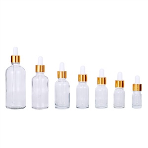 Vente flash : flacon compte-gouttes en verre ambré, transparent, bleu, vert, givré de 5 ml, 10 ml, 15 ml, 30 ml, 50 ml, 100 ml pour huiles essentielles - Product Image 6
