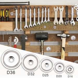 Aimants en néodyme à force de 25 lb avec trou fraisé et <span class=keywords><strong>capsule</strong></span> en acier, aimant en pot avec éléments en acier - Product Image 5
