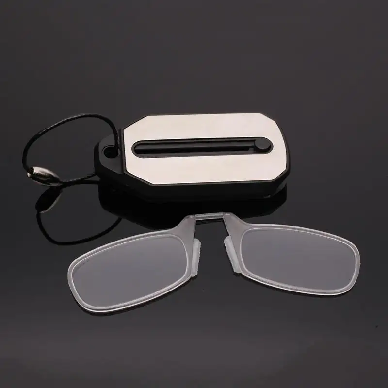 Мини-зажим для носа на портативном стекле для чтения для мужчин и женщин, портативные увеличительные очки для женщин, очки для женщин