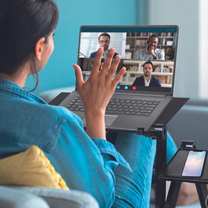 CMP Dapat Disesuaikan Portabel Aluminium Laptop Berdiri Dapat Dilipat Logam Laptop Meja Pemegang <span class=keywords><strong>Notebook</strong></span> Meja Dukungan untuk Tempat Tidur - Product Image 5