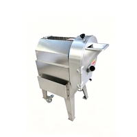 Machine à découper les légumes électrique en acier inoxydable, trancheuse, hachoir, coupe-dés, coupe-lanières, coupe-cubes, coupe-chips pour usage commercial (pommes de terre, oignons)