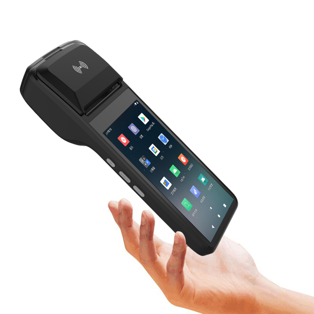 Portable 4G Android POS Systems With Terminal Printer Android 11 Mobile Touch POS