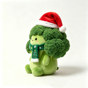 Personaliza el peluche de brócoli, peluche de brócoli, adorable peluche de brócoli, peluche de verdura - Product Image 4