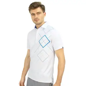 Polos de golf pour hommes Sublimation Sport Wear Quick Dry Short Sleeve Polo T Shirts For Table Tennis Badminton