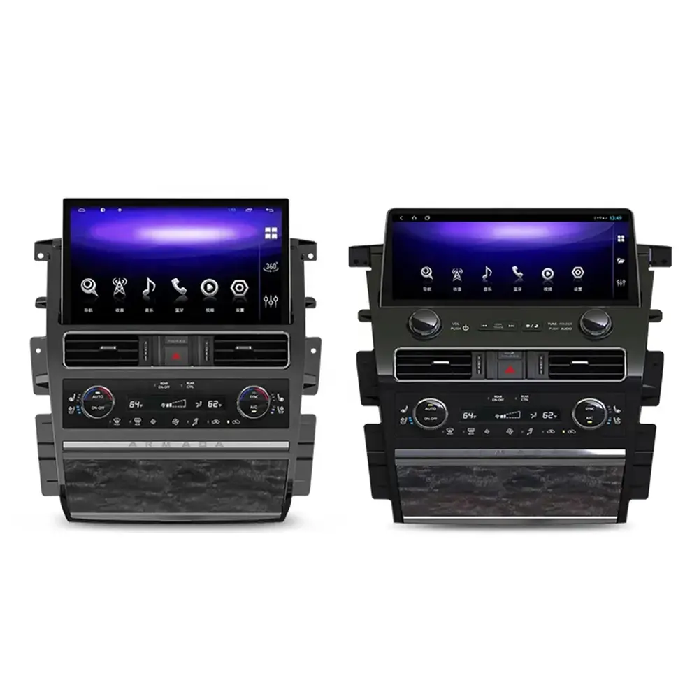מפעל OEM רכב סטריאו אנדרואיד gps עבור ניסן סיירת y62 Armada אינפיניטי QX80 2013-2023 RHD תמיכה אלחוטי carplay 4g 360