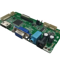 Universel PCBA Carte Contrôleur EDP 30 Pins Interface RTD2556-CG Multi OSD Langue pour L'affichage Surveiller L'utilisation
