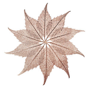 Venta al por mayor de fábrica: Manteles individuales contemporáneos de PVC antideslizantes e impermeables en oro/plata/chocolate, 38x38cm, ecológicos y huecos. - Product Image 1