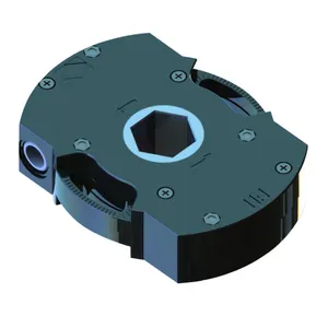 Chất Lượng Cao Con Lăn Nhôm Cửa Trập Phụ Kiện Cửa Sổ Crank Bánh Xe/Con Lăn Shutter Gear Box - Product Image 1