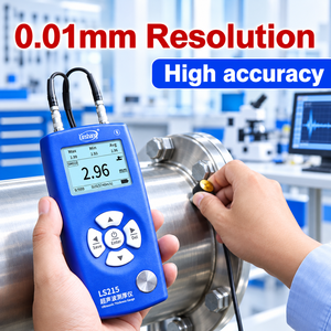 เครื่องวัดความหนาอัลตราโซนิก Linshang LS215 สำหรับการทดสอบโลหะ แก้ว เซรามิก และพลาสติกแบบไม่ทำลาย พร้อมความแม่นยำ ±2% - Product Image 2