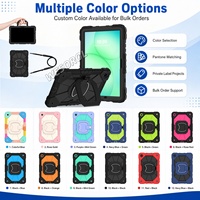 WESOROL Casing Tahan Banting untuk Samsung Tab A11 Plus 11 2025 Tab A9 Plus 11 2023 dengan Penyangga Putar dan Tali Bahu OEM ODM