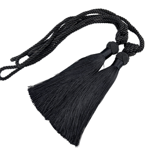 Cadena Decorativa para Sala de Estar, Borla Grande de Poliéster Dorado con Nudos Chinos, Amarre para Cortinas, Decoración Textil para el Hogar - Product Image 4