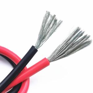 สายไฟทองแดงเคลือบดีบุก RuiQi 8AWG 1650/0.08 แบบหลายเกลียว เส้นผ่านศูนย์กลางภายนอก 6.0 มม. สายยางซิลิโคนทนความร้อนสูงแบบยืดหยุ่น สีแดงดำ สำหรับแบตเตอรี่ - Product Image 3