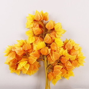 Hojas de Ficus Artificiales de 30cm-100cm de Altura, Simulación Realista, Decoración para Bodas y Hogar, PVC, Goma Suave, Pieza Individual - Product Image 3