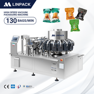 LINPACK <span class=keywords><strong>Machine</strong></span> d'emballage alimentaire en acier inoxydable 304 <span class=keywords><strong>Machine</strong></span> d'emballage de sachets préfabriqués <span class=keywords><strong>sous</strong></span> <span class=keywords><strong>vide</strong></span> rotatif à <span class=keywords><strong>grande</strong></span> vitesse - Product Image 1