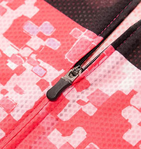 Camiseta de ciclismo de manga corta con cremallera completa, estampado de camuflaje Pixel, transpirable, que absorbe la humedad, para mujer, para bicicleta de carretera, entrenamiento MTB - Product Image 5